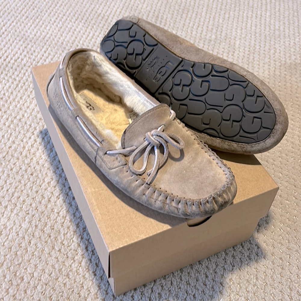 UGG women’s moccasins size 8, color tan